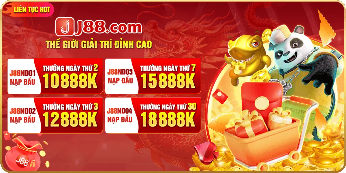 thế giới trò chơi đa dạng tại j88